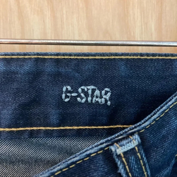 G-STAR RAW Sz 33 D 3301 Button fly 100%  cotton Jeans - Picture 5 of 15
